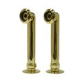 Kingston Brass Kingston Brass AE6RS2 6 in. Aqua Eden Deck Mount Riser for Faucet; Polished Brass AE6RS2